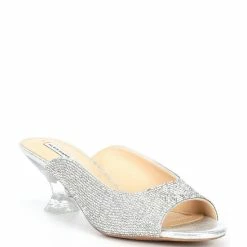 Buy ๐คฉ Alex Marie Tynslee Rhinestone Lucite Heel ๐ Dress ๐ฉด Sandals Bronze ๐ฏ