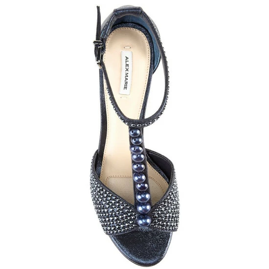 Coupon 👍 Alex Marie Leneta Pearl Embellished T-Strap 🩴 Sandals Black 🤩 5 Coupon 👍 Alex Marie Leneta Pearl Embellished T-Strap 🩴 Sandals Black 🤩 - Image 5