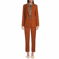 Hot Sale 🛒 Alex Marie Alexa Anywhere, Everywhere Slim Straight Leg High Rise Ankle Pants Ginger 🎉 -Alex Marie Shop unnamed file 1087