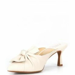 Best Pirce ⌛ Alex Marie Audrene Leather Point Toe Bow Mules Cloud White 💯 -Alex Marie Shop unnamed file 1105