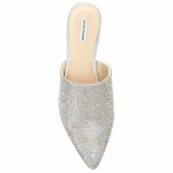 Best deal ⌛ Alex Marie Lavalle Rhinestone Pointed Toe Mules Silver 🥰 -Alex Marie Shop unnamed file 1150