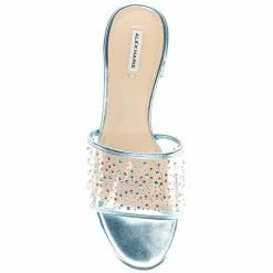 Best Pirce 🎉 Alex Marie Caralyn Clear Rhinestone Metallic Block Heel 🩴 Sandals Clear/blue Glass 🔔 -Alex Marie Shop unnamed file 1164
