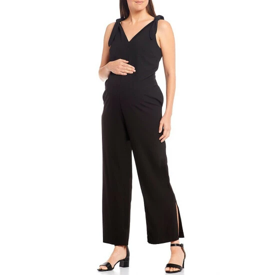 Promo β€οΈ Alex Marie Katy V-Neck Sleeveless Maternity Jumpsuit Black π 1 Promo β€οΈ Alex Marie Katy V-Neck Sleeveless Maternity Jumpsuit Black π