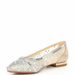 New ✔️ Alex Marie Luciela Rhinestone & Pearl Embellished Flats Silver 🤩 -Alex Marie Shop unnamed file 126