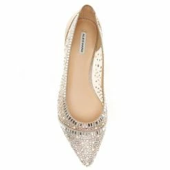 New ✔️ Alex Marie Luciela Rhinestone & Pearl Embellished Flats Silver 🤩 -Alex Marie Shop unnamed file 127