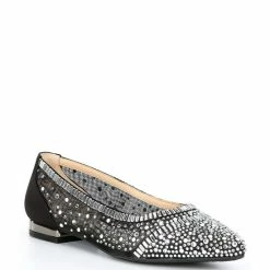 New ✔️ Alex Marie Luciela Rhinestone & Pearl Embellished Flats Silver 🤩 -Alex Marie Shop unnamed file 131