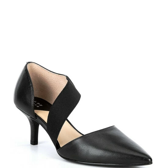 Outlet ๐ Alex Marie Brandlin Leather Asymmetrical Strap Pumps Black ๐ 1 Outlet ๐ Alex Marie Brandlin Leather Asymmetrical Strap Pumps Black ๐