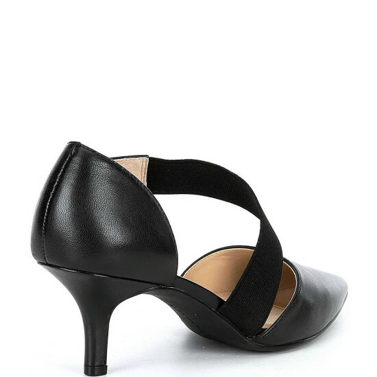 Outlet ๐ Alex Marie Brandlin Leather Asymmetrical Strap Pumps Black ๐ 2 Outlet ๐ Alex Marie Brandlin Leather Asymmetrical Strap Pumps Black ๐ - Image 2
