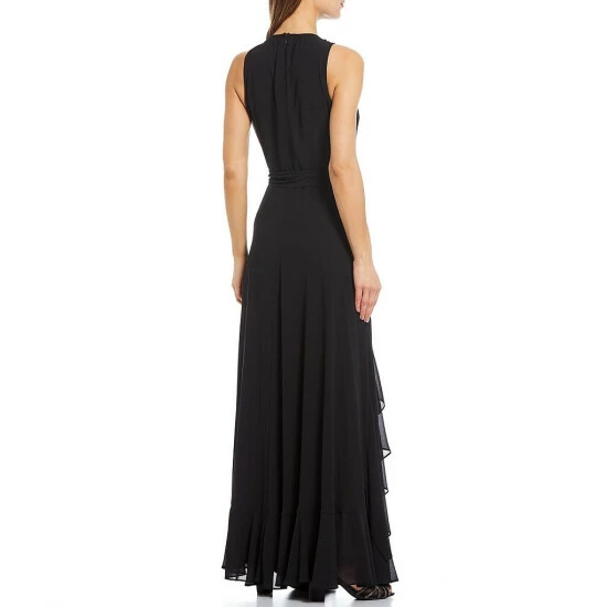 Cheapest 🔔 Alex Marie Colette Sleeveless Keyhole Crew Neck Tie Waist Tiered Ruffle Hem Maxi Gown Royal Blue 😉 2 Cheapest 🔔 Alex Marie Colette Sleeveless Keyhole Crew Neck Tie Waist Tiered Ruffle Hem Maxi Gown Royal Blue 😉 - Image 2