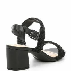 Best Pirce 🤩 Alex Marie Devah Braided Rope Block Heel 🩴 Sandals Navy Nova ⭐ -Alex Marie Shop unnamed file 223