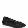 Top 10 🔔 Alex Marie Altana Suede Laser-Cut Rhinestone Flats Black ⭐