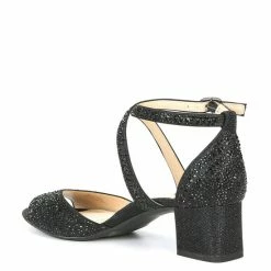 Top 10 ✨ Alex Marie Seyland Rhinestone Cross Strap Ankle Strap Block Heel 🩴 Sandals Silver ✨ -Alex Marie Shop unnamed file 326