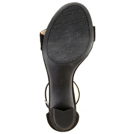 Deals ❤️ Alex Marie HalmarThree Suede Pearl Strap Block Heel 🩴 Sandals Black 🤩 6 Deals ❤️ Alex Marie HalmarThree Suede Pearl Strap Block Heel 🩴 Sandals Black 🤩 - Image 6