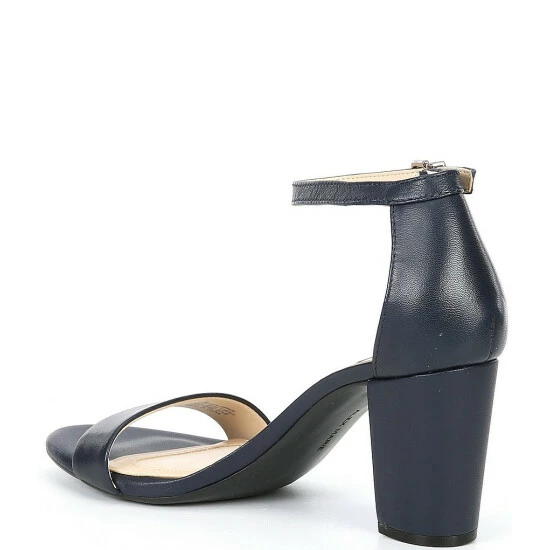 Best Pirce 💯 Alex Marie Halmar Ankle Strap Leather Block Heel 🩴 Sandals Black 🌟 3 Best Pirce 💯 Alex Marie Halmar Ankle Strap Leather Block Heel 🩴 Sandals Black 🌟 - Image 3