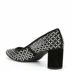 Coupon 🎁 Alex Marie Nyla Rhinestone Point Toe Block Heel Pumps Black 💯 -Alex Marie Shop unnamed file 370