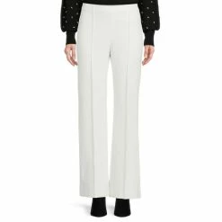 Hot Sale ⌛ Alex Marie Mia Straight Leg Flat Front Ponte Pants Black 🎁 -Alex Marie Shop unnamed file 391