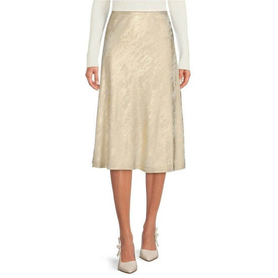 Outlet β Alex Marie Gracie Metallic Swing π Skirt White/gold π₯° 1 Outlet β Alex Marie Gracie Metallic Swing π Skirt White/gold π₯°
