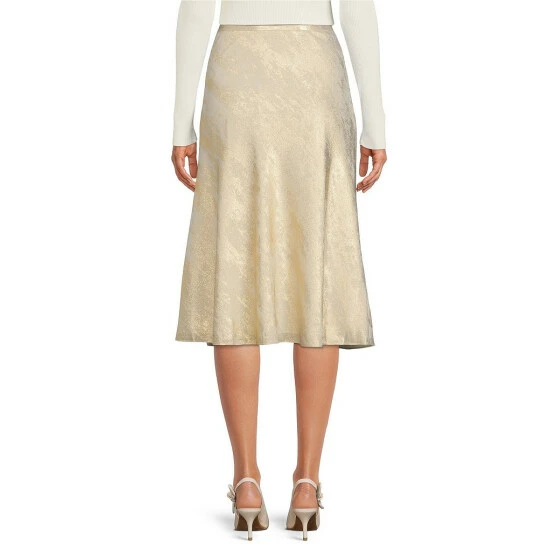Outlet β Alex Marie Gracie Metallic Swing π Skirt White/gold π₯° 2 Outlet β Alex Marie Gracie Metallic Swing π Skirt White/gold π₯° - Image 2