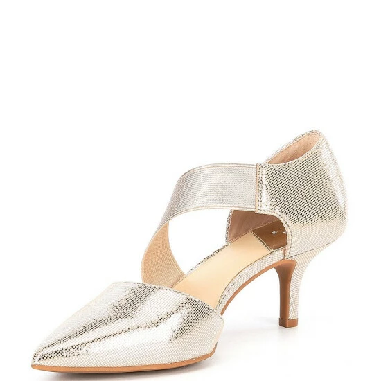 Flash Sale π Alex Marie Brandlin Metallic Asymmetrical Strap Pumps Gold π 4 Flash Sale π Alex Marie Brandlin Metallic Asymmetrical Strap Pumps Gold π - Image 4