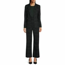 Hot Sale 😍 Alex Marie Rebecca Plaid Print Belted Pants Pine Plaid 🤩 -Alex Marie Shop unnamed file 460