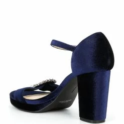 Wholesale ✔️ Alex Marie Janessa Velvet Jewel Buckle Platform 👗 Dress 🩴 Sandals Black 🔔 -Alex Marie Shop unnamed file 465