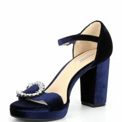 Wholesale ✔️ Alex Marie Janessa Velvet Jewel Buckle Platform 👗 Dress 🩴 Sandals Black 🔔 -Alex Marie Shop unnamed file 466