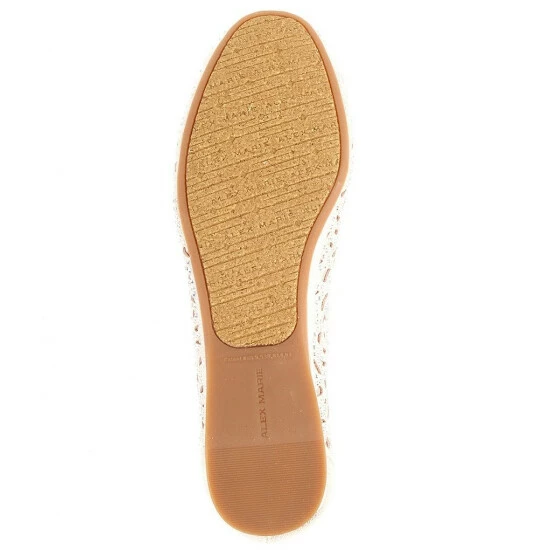 New 😉 Alex Marie Altana Metallic Laser-Cut Rhinestone Flats Silver 🔥 6 New 😉 Alex Marie Altana Metallic Laser-Cut Rhinestone Flats Silver 🔥 - Image 6