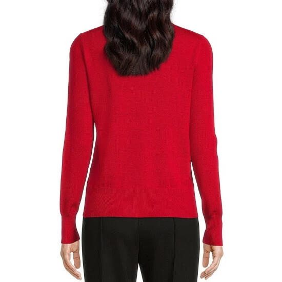 Best reviews of ๐ Alex Marie Merry Script Print Crew Neck Long Sleeve Festive Sweater Tango/white ๐งจ 2 Best reviews of ๐ Alex Marie Merry Script Print Crew Neck Long Sleeve Festive Sweater Tango/white ๐งจ - Image 2