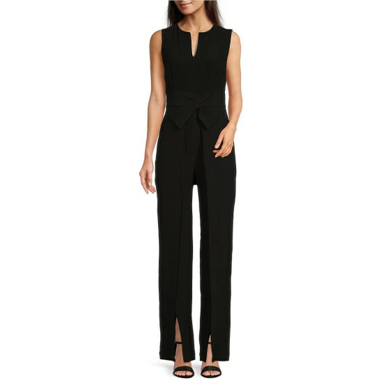 Best deal ✔️ Alex Marie Barbara Split V-Neck Crossover Waist Slit Front Leg Jumpsuit Black ⭐ 1 Best deal ✔️ Alex Marie Barbara Split V-Neck Crossover Waist Slit Front Leg Jumpsuit Black ⭐