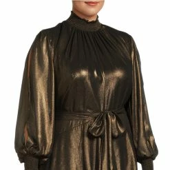 Best Sale โจ Alex Marie Plus Size Rosalia Foiled Chiffon Mock Neck ๐ Dress Black/gold โค๏ธ 5 Best Sale โจ Alex Marie Plus Size Rosalia Foiled Chiffon Mock Neck ๐ Dress Black/gold โค๏ธ -Alex Marie Shop unnamed file 514