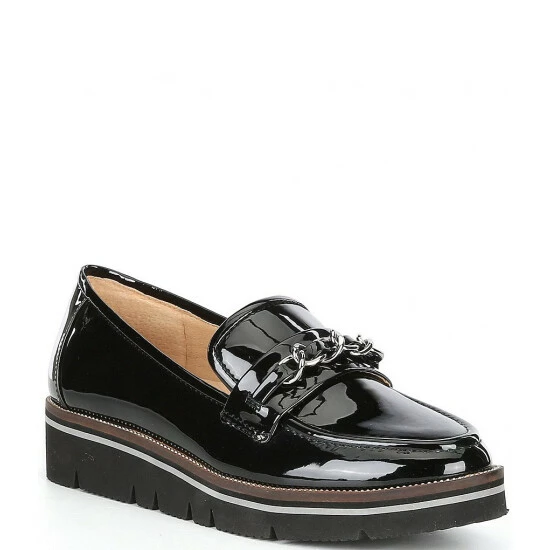 Top 10 🥰 Alex Marie Grensley Patent Chain Detail EVA Loafers Black 🛒 1 Top 10 🥰 Alex Marie Grensley Patent Chain Detail EVA Loafers Black 🛒