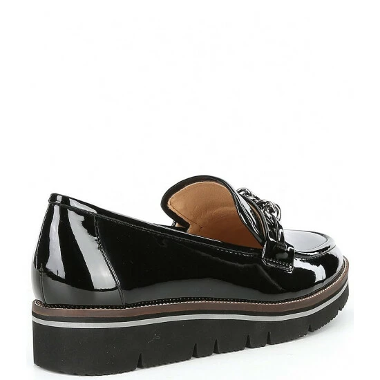 Top 10 🥰 Alex Marie Grensley Patent Chain Detail EVA Loafers Black 🛒 2 Top 10 🥰 Alex Marie Grensley Patent Chain Detail EVA Loafers Black 🛒 - Image 2