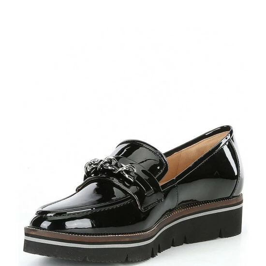 Top 10 🥰 Alex Marie Grensley Patent Chain Detail EVA Loafers Black 🛒 4 Top 10 🥰 Alex Marie Grensley Patent Chain Detail EVA Loafers Black 🛒 - Image 4