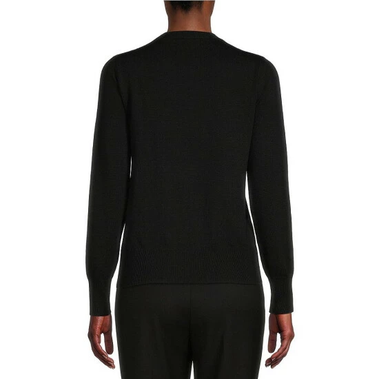 Outlet 👏 Alex Marie Cheers Sequin Crew Neck Long Sleeve Sweater Black 😉 2 Outlet 👏 Alex Marie Cheers Sequin Crew Neck Long Sleeve Sweater Black 😉 - Image 2