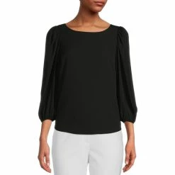 Buy ⭐ Alex Marie Lori Round Neck 3/4 Sleeve Elastic Cuff Blouse Black 🔥 13 Buy ⭐ Alex Marie Lori Round Neck 3/4 Sleeve Elastic Cuff Blouse Black 🔥 -Alex Marie Shop unnamed file 541