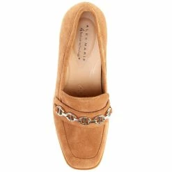 Wholesale 🥰 Alex Marie Farin Suede Chain Hardware Loafer Pumps Caramel 😀 -Alex Marie Shop unnamed file 605