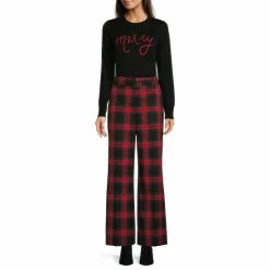 New ๐ Alex Marie Rebecca Belted Plaid Wide Leg Pants Black Plaid ๐งจ 5 New ๐ Alex Marie Rebecca Belted Plaid Wide Leg Pants Black Plaid ๐งจ -Alex Marie Shop unnamed file 642