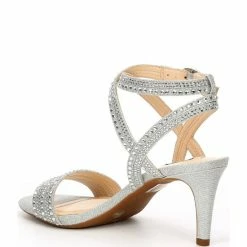 Best Pirce 🔔 Alex Marie Parlyn Glitter Rhinestone Ankle Strap Strappy 🩴 Sandals Rose Gold ⌛ -Alex Marie Shop unnamed file 67