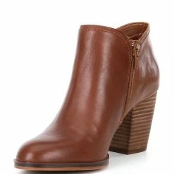 Promo 🎁 Alex Marie Gleneva Leather Chelsea Block Heel Western Booties Capri Tan 😉 -Alex Marie Shop unnamed file 674