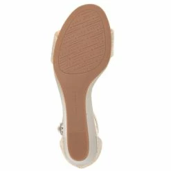 Discount ❤️ Alex Marie MairiTwo Metallic Leather Ankle Strap Wedge 🩴 Sandals New Light Grey/ceylon 🔥 -Alex Marie Shop unnamed file 682