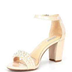 Coupon 😍 Alex Marie HalmarThree Patent Pearl Strap Block Heel 🩴 Sandals Powder Pink ⌛ -Alex Marie Shop unnamed file 718