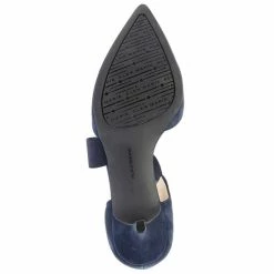 Best deal 🤩 Alex Marie Brandlin Suede Asymmetrical Strap Pumps Seaport Navy ✔️ -Alex Marie Shop unnamed file 762