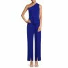 Best reviews of ⭐ Alex Marie Aliza One Shoulder Wide Leg Crepe Jumpsuit Cobalt ⭐