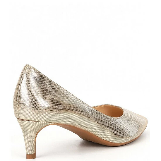 Cheap 🔔 Alex Marie Noelli Leather Pointed Toe Pumps Soft Gold 😍 2 Cheap 🔔 Alex Marie Noelli Leather Pointed Toe Pumps Soft Gold 😍 - Image 2