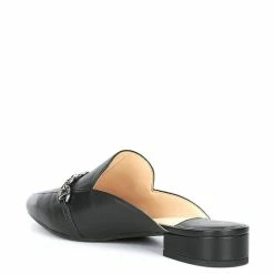 Best Sale 👍 Alex Marie Catricia Leather Chain Detail Point Toe Mules Black ✔️ -Alex Marie Shop unnamed file 819