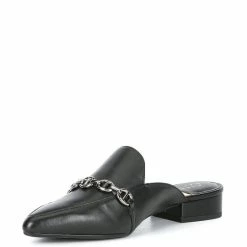 Best Sale 👍 Alex Marie Catricia Leather Chain Detail Point Toe Mules Black ✔️ -Alex Marie Shop unnamed file 820