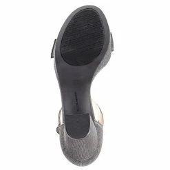 Promo 🎁 Alex Marie Janessa Glitter Mesh Jewel Buckle Platform 👗 Dress 🩴 Sandals Pewter 🎉 -Alex Marie Shop unnamed file 871