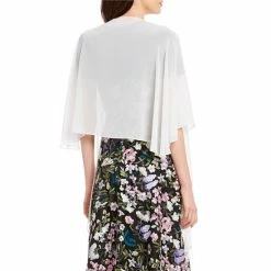 Coupon ⭐ Alex Marie Marilyn Sheer 3/4 Sleeve Wrap Black ✨ -Alex Marie Shop unnamed file 879