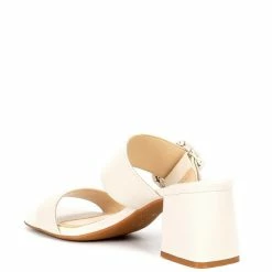 Best Sale 🌟 Alex Marie AlayneTwo Buckle Detail Block Heel 🩴 Sandals Cloud White 😀 -Alex Marie Shop unnamed file 894