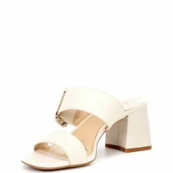 Best Sale 🌟 Alex Marie AlayneTwo Buckle Detail Block Heel 🩴 Sandals Cloud White 😀 -Alex Marie Shop unnamed file 895